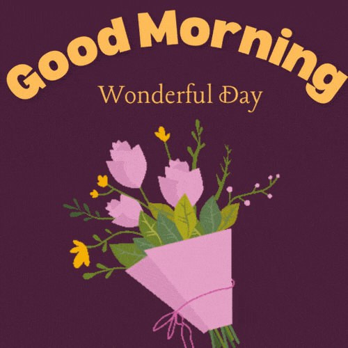 Good Morning With Beautiful Flowers