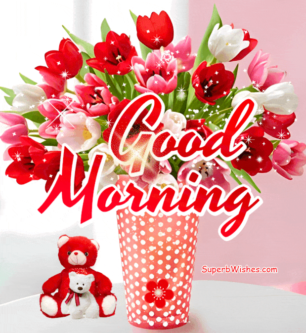 Good Morning With Beautiful Flowers