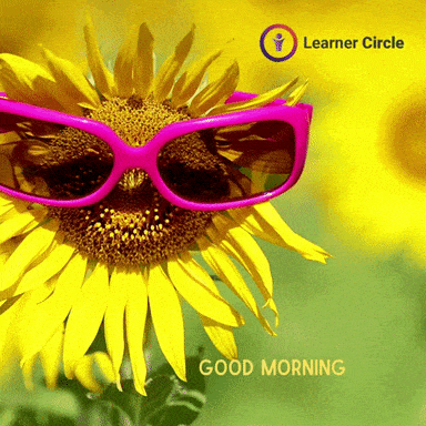 Good Morning Smiling Sunflower