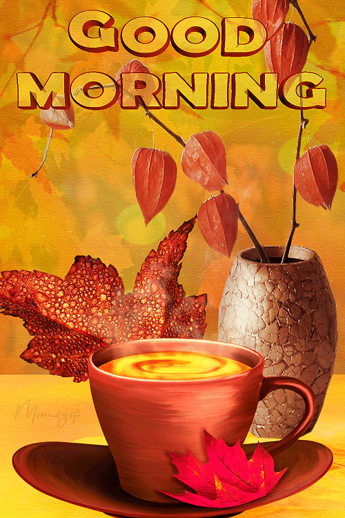 Good Morning With Cup Of Coffee