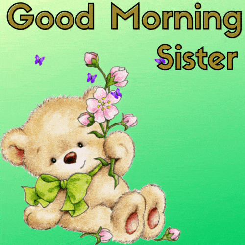 Good Morning Lovely Sister Gif