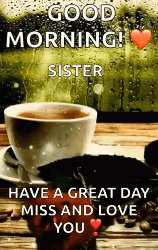 Good Morning Sister Have A Great Day Love You