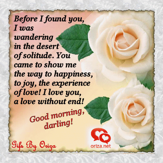 Good Morning Darling Have A Blessed Day