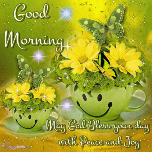 Good Morning May God Bless Your Day With Peace And Joy